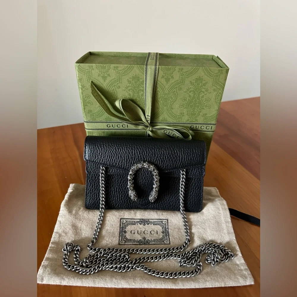 DIONYSUS LEATHER SUPER MINI BAG GUCCI - Picture 7 of 7